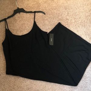 Lulus sz M black midi dress. BNWT